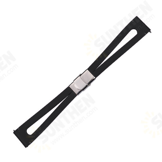 20mm DIY Leather Watch Band Watch Strap Replacement for Amazfit GTS Smart Watch