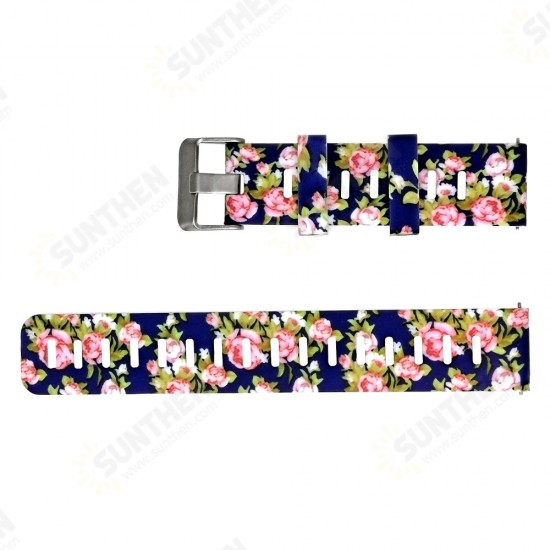 20mm Personalized Painted Silicone Watch Strap Watch Band for LS02 BW-HL2 HL1