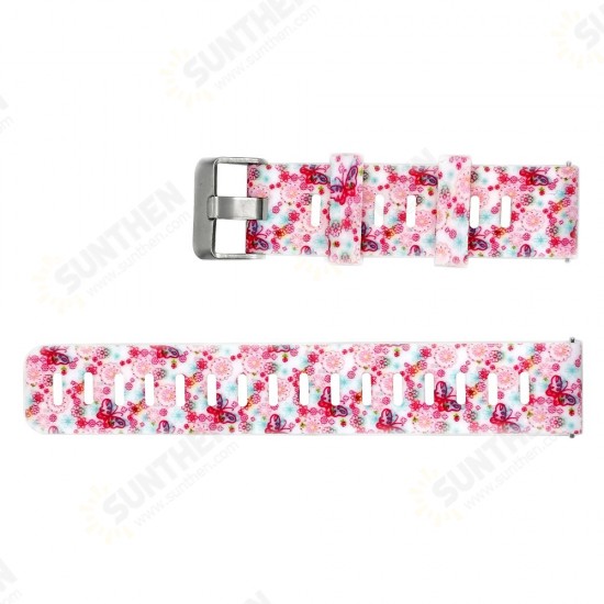 20mm Personalized Painted Silicone Watch Strap Watch Band for LS02 BW-HL2 HL1