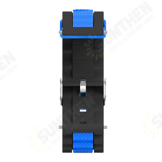 20mm Three-colour Waves Shape Watch Band Strap Replacement for Xiaomi AMAZFIT Bip Pace Youth Non-original