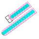 20mm Three-colour Waves Shape Watch Band Strap Replacement for Xiaomi AMAZFIT Bip Pace Youth Non-original