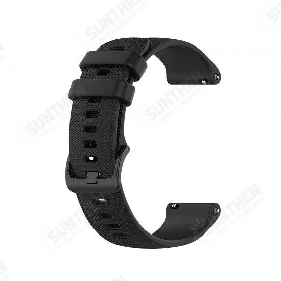 20mm Width Soft Silicone Watch Band Watch Strap Replacement for Garmin Venu SQ BW-HL1 HL2 LS02 GTS