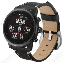 22mm Genuine Leather Watch Strap Watch Band for Huami Amazfit 2 22mm Genuine Leather Watch Strap Watch Band for Huami Amazfit 2