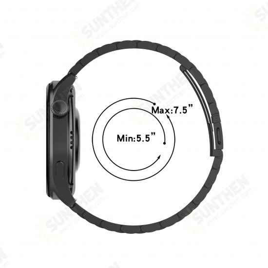 22mm Metal Stainless Steel Smart Watch Band Replacement Strap for Xiaomi Watch S1 / S1 Active / Color 2