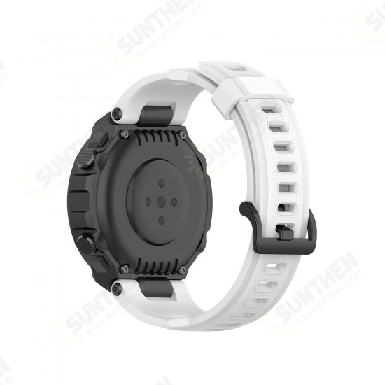 22mm Soft Silicone Watch Band Watch Strap Replacement for Amazfit T-Rex / Ares