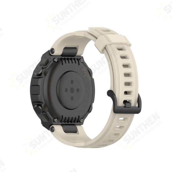 22mm Soft Silicone Watch Band Watch Strap Replacement for Amazfit T-Rex / Ares