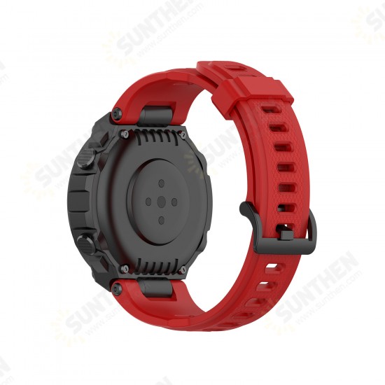 22mm Soft Silicone Watch Band Watch Strap Replacement for Amazfit T-Rex / Ares