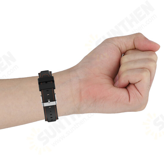 22mm Soft Silicone Watch Strap Band Replacement Sport Bracelet Watchband For Ticwatch Pro3/LTE Solar LS05 BW-HL3 AT1 22mm Soft Silicone Watch Strap Band Replacement Sport Bracelet Watchband For Ticwatch Pro3/LTE Solar LS05 BW-HL3 AT1