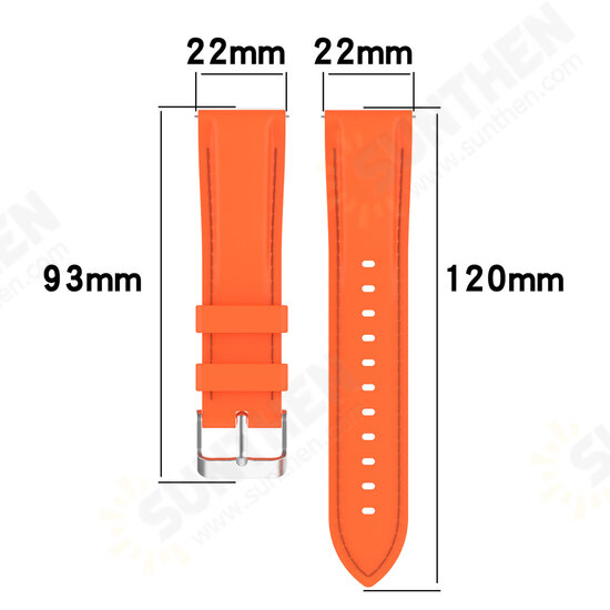 22mm Soft Silicone Watch Strap Band Replacement Sport Bracelet Watchband For Ticwatch Pro3/LTE Solar LS05 BW-HL3 AT1 22mm Soft Silicone Watch Strap Band Replacement Sport Bracelet Watchband For Ticwatch Pro3/LTE Solar LS05 BW-HL3 AT1