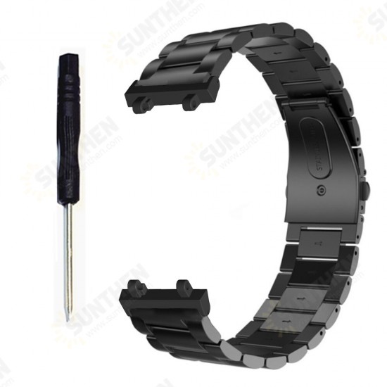 22mm Stainless Steel Smart Watch Band Replacement Strap for Amazfit T-Rex 2 22mm Stainless Steel Smart Watch Band Replacement Strap for Amazfit T-Rex 2
