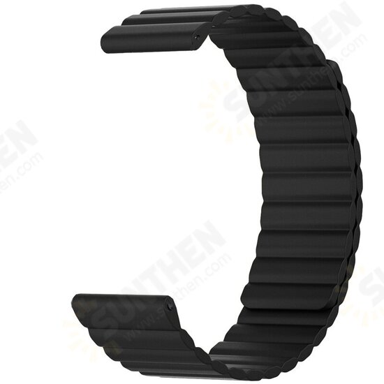 22mm Universal Silicone Magnetic Smart Watch Band Replacement Strap for Xiaomi Watch S1 / S1 Active / Color 2