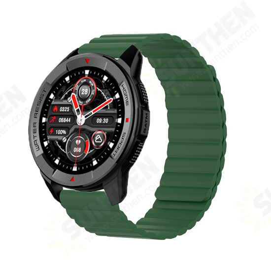 22mm Universal Silicone Magnetic Smart Watch Band Replacement Strap for Xiaomi Watch S1 / S1 Active / Color 2