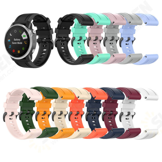 26/22/20mm Silicone Watch Band Strap Replacement for Garmin Fenix 7X/Fenix 7/Fenix 7s 26/22/20mm Silicone Watch Band Strap Replacement for Garmin Fenix 7X/Fenix 7/Fenix 7s