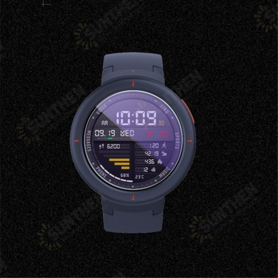 2Pcs Explosion-proof Full Screen Coverage Watch Screen Protector for Xiaomi Amazifit 3 Huami Watch 3 Non-original