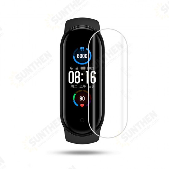 2pcs Soft TPU Film Watch Screen Protector for Xiaomi Miband 5 Mi Band 5 Non-original
