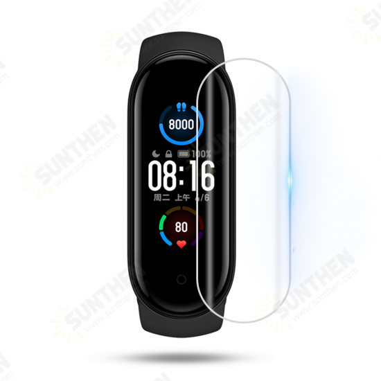 2pcs Soft TPU Watch Film Watch Screen Protector for Xiao Miband 5 Mi Band 5 Non-original