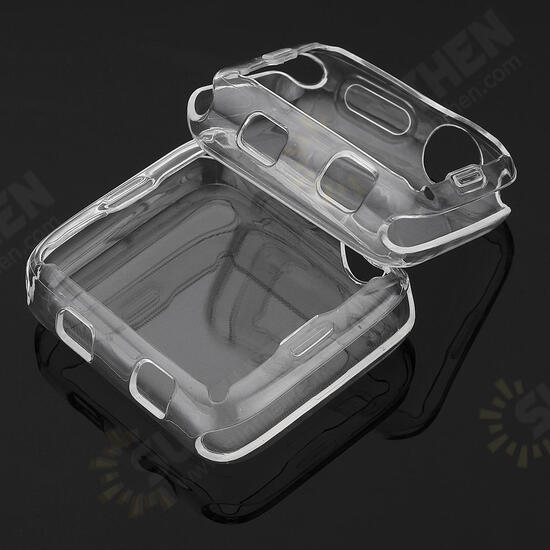 38/42mm Clear TPU Front Case Cover Screen Protector for Apple Watch Series 2/3 38/42mm Clear TPU Front Case Cover Screen Protector for Apple Watch Series 2/3