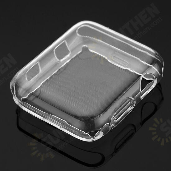 38/42mm Clear TPU Front Case Cover Screen Protector for Apple Watch Series 2/3 38/42mm Clear TPU Front Case Cover Screen Protector for Apple Watch Series 2/3