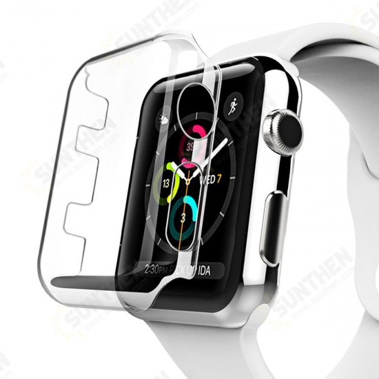 38/42mm Thin Clear Front Case Cover Screen Protector for iWatch Series 3