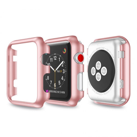 38mm Multi-color Plating PC Watch Protective Case Watch Cover For Apple Watch 2