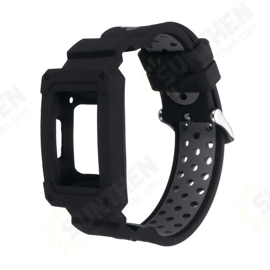 Anti Impact Resilient Armor Protection Strap Watch Band for Fitbit Charge 3 Anti Impact Resilient Armor Protection Strap Watch Band for Fitbit Charge 3