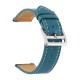 18/20/22/24mm Width Casual Pure First-Layer Genuine Leather Watch Band Strap Replacement for Samsung Gear S3