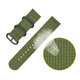 18/20/22/24mm Width Comfortable Anti-scratch Canvas Nylon Woven Watch Band Strap Replacement for Samsung Gear S3 Huami Amazfit