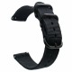 18/20/22/24mm Width Comfortable Anti-scratch Canvas Nylon Woven Watch Band Strap Replacement for Samsung Gear S3 Huami Amazfit