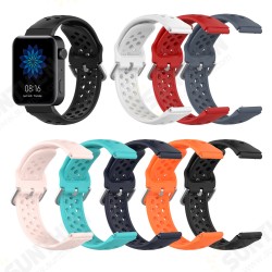 18mm Stomatal Silicone Smart Watch Band Replacement Strap For Xiaomi Smart Watch Non-original 18mm Stomatal Silicone Smart Watch Band Replacement Strap For Xiaomi Smart Watch Non-original