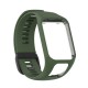2-IN-1 Comfortable Sweat-proof Soft Silicone Watch Band Strap Case Cover Replacement for TomTom Adventurer/ TomTom Runner 2 3/ TomTom Spark