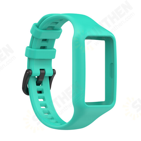 2-IN-1 Silicone Watch Band Strap Replacement for HuBand 6/ Honor Band 6