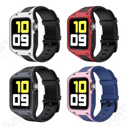 2 in 1 Sport Casual Shockproof Protective Case with TPU Watch Band Strap Replacement for Apple Watch Series 42 / 44mm 2 in 1 Sport Casual Shockproof Protective Case with TPU Watch Band Strap Replacement for Apple Watch Series 42 / 44mm