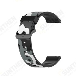 20 / 22 mm Universal Camouflage Replacement Silicone Watch Band for Solar Smart Watch Non-original 20 / 22 mm Universal Camouflage Replacement Silicone Watch Band for Solar Smart Watch Non-original