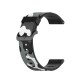20 / 22 mm Universal Camouflage Replacement Silicone Watch Band for Solar Smart Watch Non-original