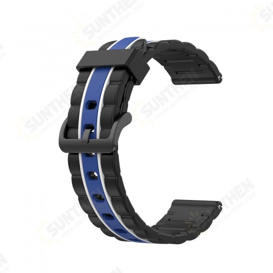 20 / 22 mm Universal Replacement Silicone Watch Band for Solar Watch Amazfit HuWatch GT Xiaomi Watch Color Non-original