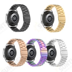 20/22mm Width Universal Bussiness Stainless Steel Watch Band Strap Replacement for Samsung Galaxy watch3 41mm R840 / 45mm R850 Steel 20/22mm Width Universal Bussiness Stainless Steel Watch Band Strap Replacement for Samsung Galaxy watch3 41mm R840 / 45mm R850 Steel