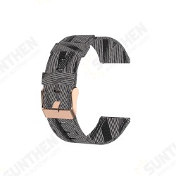 20/22mm Width Universal Casual Split Color Denim Canvas Sweatproof Watch Band Strap Replacement for Samsung Galaxy watch3 41mm R840 / 45mm R850 Huami Amazfit GTS 20/22mm Width Universal Casual Split Color Denim Canvas Sweatproof Watch Band Strap Replacement for Samsung Galaxy watch3 41mm R840 / 45mm R850 Huami Amazfit GTS