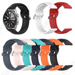 20/22mm Width Universal Pure Sports Dot Pattern Soft Silicone Watch Band Strap Replacement for Samsung Galaxy watch3 41mm R840 / 45mm R850 Huami Amazfit GTS 20/22mm Width Universal Pure Sports Dot Pattern Soft Silicone Watch Band Strap Replacement for Samsung Galaxy watch3 41mm R840 / 45mm R850 Huami Amazfit GTS