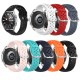 20/22mm Width Universal Pure Sports Dot Pattern Soft Silicone Watch Band Strap Replacement for Samsung Galaxy watch3 41mm R840 / 45mm R850 Huami Amazfit GTS