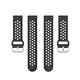 20/22mm Width Universal Pure Sports Dot Pattern Soft Silicone Watch Band Strap Replacement for Samsung Galaxy watch3 41mm R840 / 45mm R850 Huami Amazfit GTS