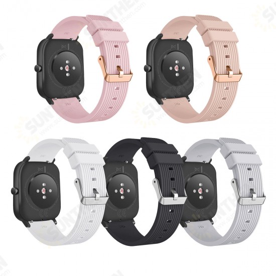 20MM Colorful Silicone Watch Band Replacement For Amazfit GTS