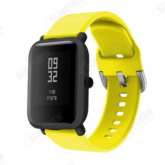 20MM Colorful Silicone Watch Band for Amazfit Bip/Bip Lite Smart Watch