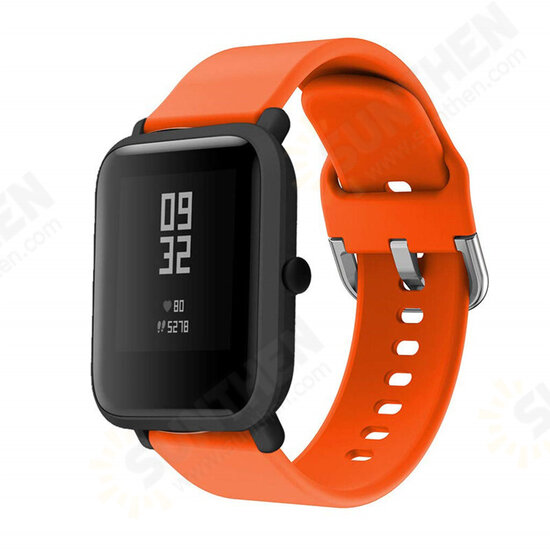 20MM Colorful Silicone Watch Band for Amazfit Bip/Bip Lite Smart Watch