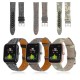 20MM Nylon Canvas Genuine Leather Watch Band For Amazfit GTS