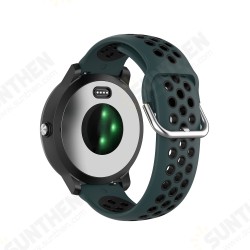 20MM Silicone Dual Color Stomata Sports Smart Watch Band Replacement Strap For Garmin Vivoactive 3 20MM Silicone Dual Color Stomata Sports Smart Watch Band Replacement Strap For Garmin Vivoactive 3