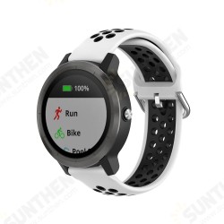 20MM Silicone Dual Color Stomata Sports Smart Watch Band Replacement Strap For Garmin Vivoactive 3 20MM Silicone Dual Color Stomata Sports Smart Watch Band Replacement Strap For Garmin Vivoactive 3