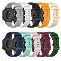 20MM Silicone Plaid Watch Band Replacement For HuWATCH GT 2 42MM/Honor WATCH 2 42MM 20MM Silicone Plaid Watch Band Replacement For HuWATCH GT 2 42MM/Honor WATCH 2 42MM