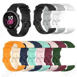 20MM Silicone Plaid Watch Band Replacement For HuWATCH GT 2 42MM/Honor WATCH 2 42MM 20MM Silicone Plaid Watch Band Replacement For HuWATCH GT 2 42MM/Honor WATCH 2 42MM