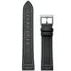 20MM Universal Silver Clasp Leather Watch Band Strap Replacement for Samsung Galaxy Watch4 Classic