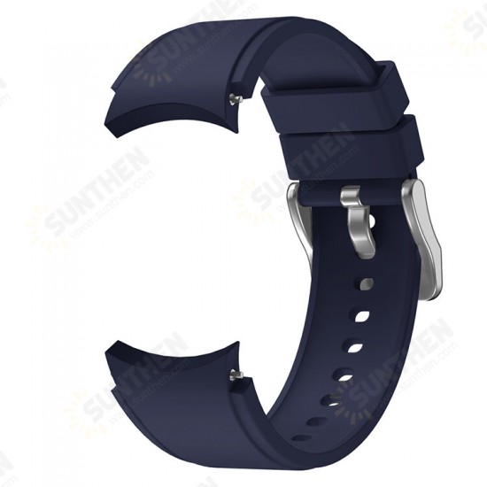 20MM Universal Sweatproof Soft Silicone Watch Band Strap Replacement for Samsung Watch4 42MM/46MM Galaxy Watch Active